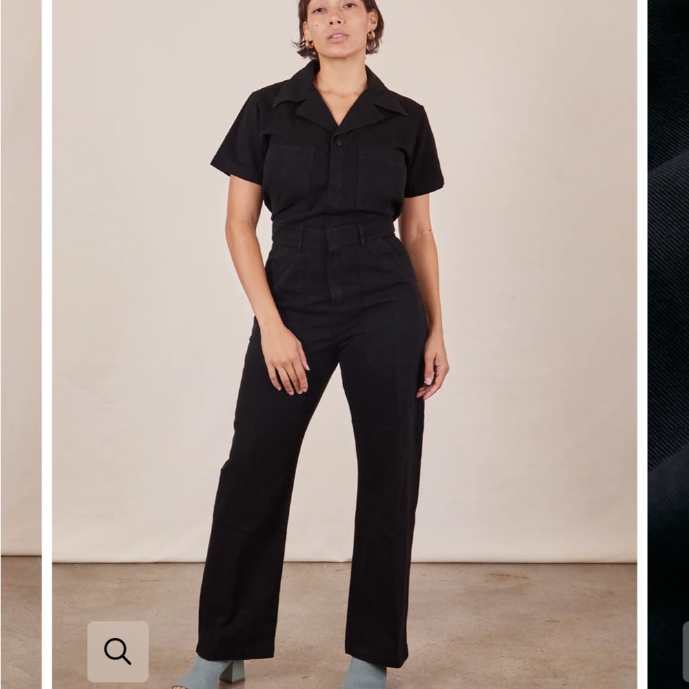 Big Bud Press Short Sleeve Jumpsuit Black